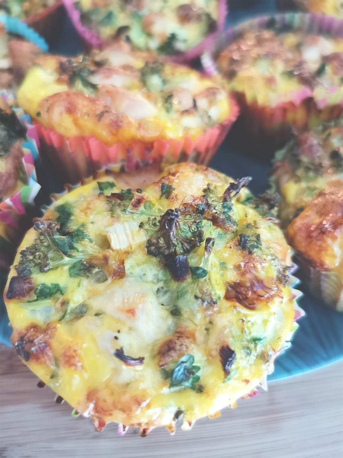 Mini-frittatas à la dinde
